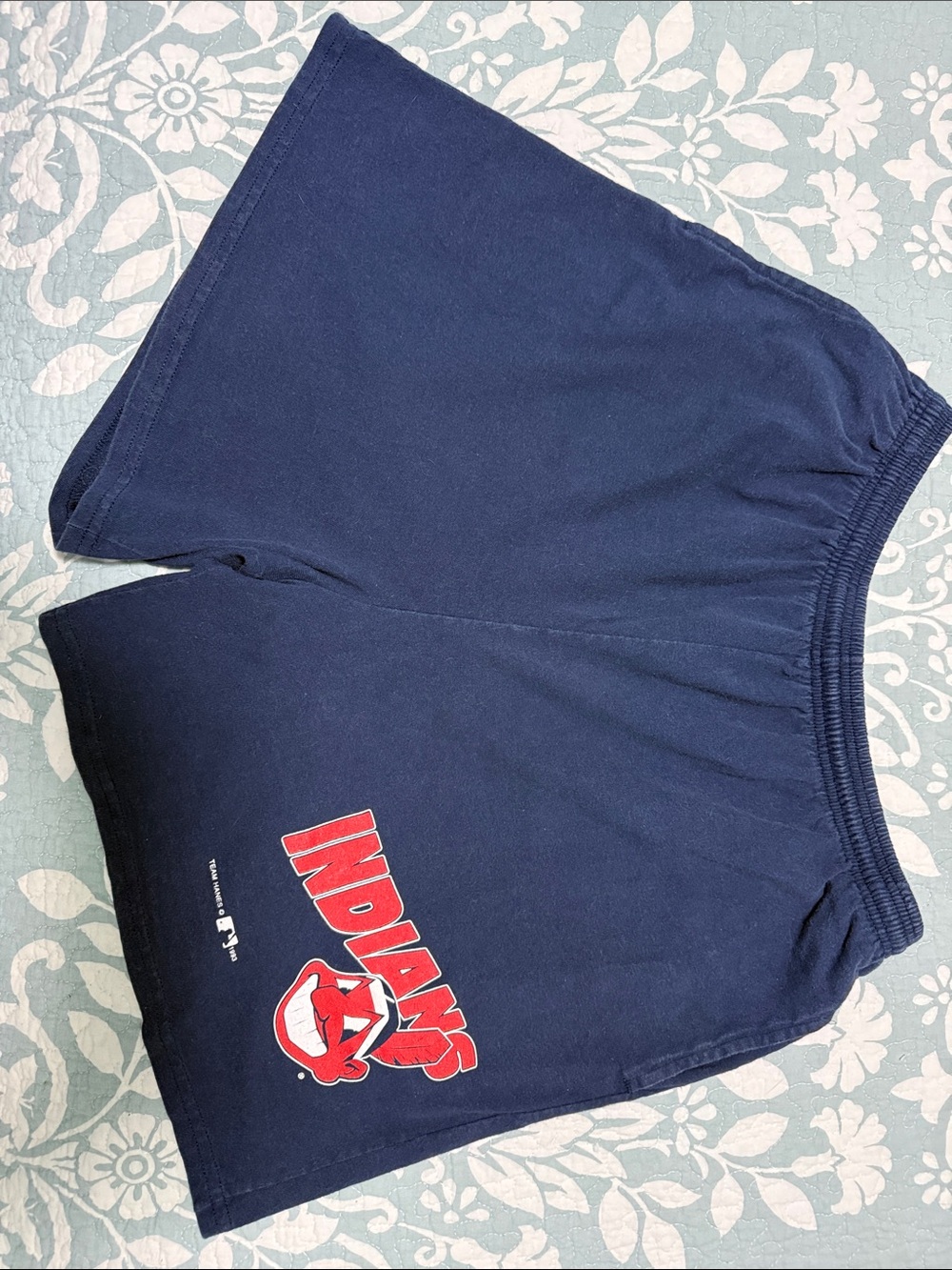 Cleveland Indians size L women’s shorts
100% preshrunk cotton.